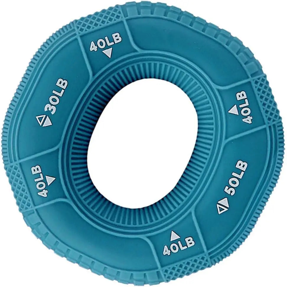 Octagonal Grip Ring Resistance Silicone Hand Exerciser Arm Strength Training Equipment Non-Slip Home Gym Fitness Workout Tool