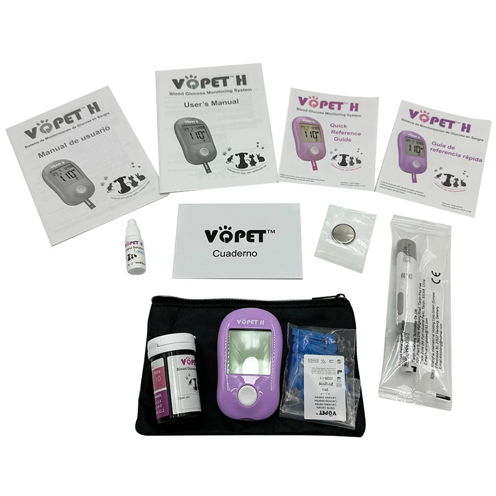 Blood Glucose Meter Blood Glucose Monitoring System For Pet Use Professional Diabetes Management for Pets Accessories Clinic