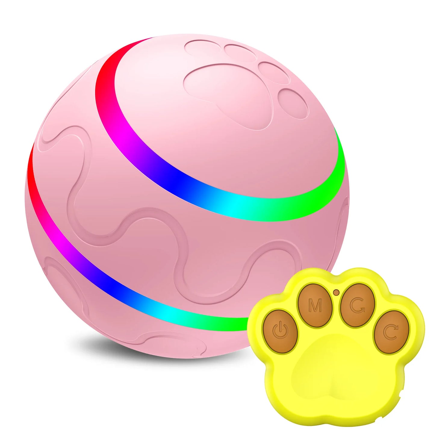 Interactive Dog Toy Ball with Remote Control, Active Rolling Ball for Dogs,Wicked Ball for Small Medium Large Dogs pet toys