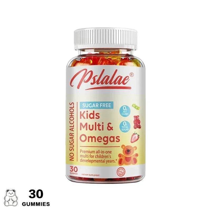 Kids Multivitamins Gummies - Support Children's Development, Provides Energy, Supports Brain, Eye & Overall Healthy Development