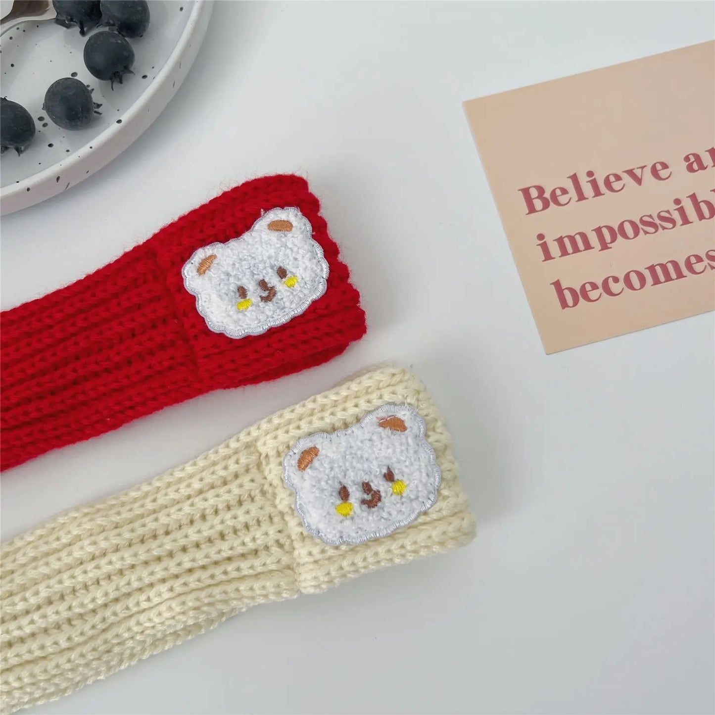 Pet Christmas Scarf Cat Dog New Year Red Bear Warm Scarf Pet Winter Knitted Scarf Cat Collar Puppy Accessories Bow Ties for Dogs