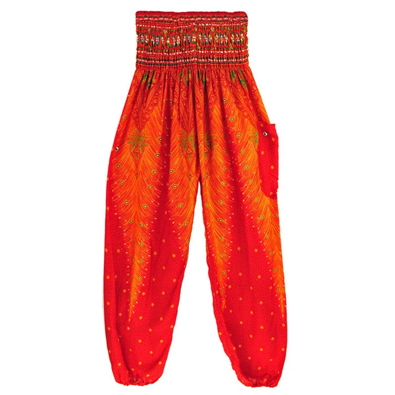 Yoga Pants Women Hippie Harem Printed Leggings Boho High Waisted Pantalone De Mujer Cintura Alta Calca Feminina Beach
