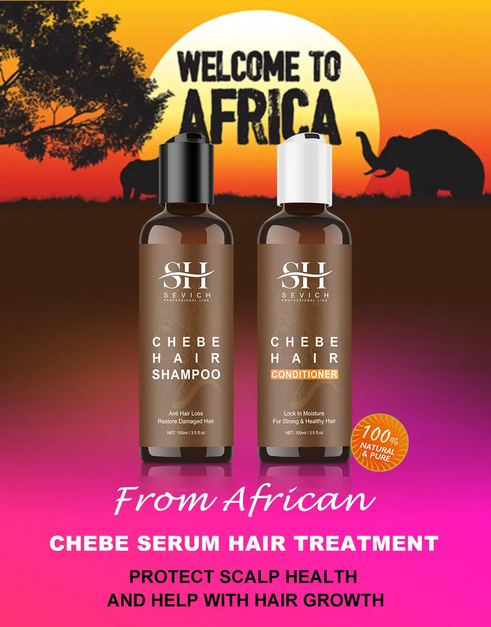 CHEBE Hair Growth Shampoo Conditioner Set Anti Hair Loss Treatment for Men Women Fast Thicken Regrowth Oil Beauty Health SEVICH