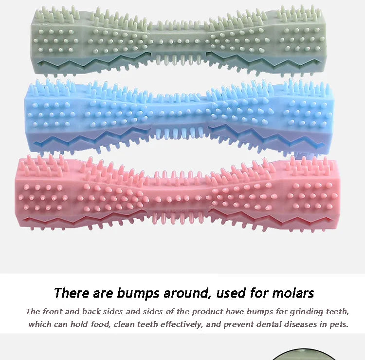 Dogs Puppy Durable Chew Toys Pet Molar Teeth Cleaning Tool Interactive Dog Toothbrush Toy for Small Dogs Dog Toy Dental Mascota