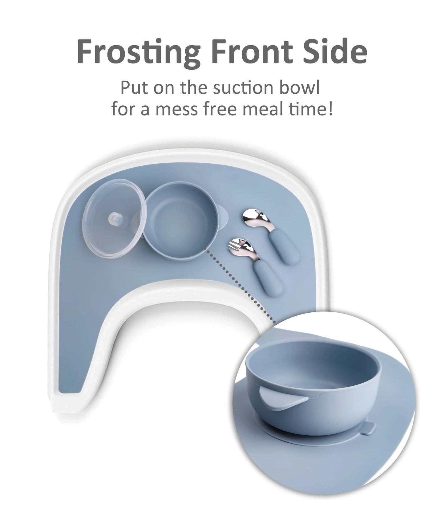 Eco Friendly Food Silicone Placemat Highchair Placemat Washable Baby Bowl Baby Feeding Silicone Toddler Dishes for Kids Dining