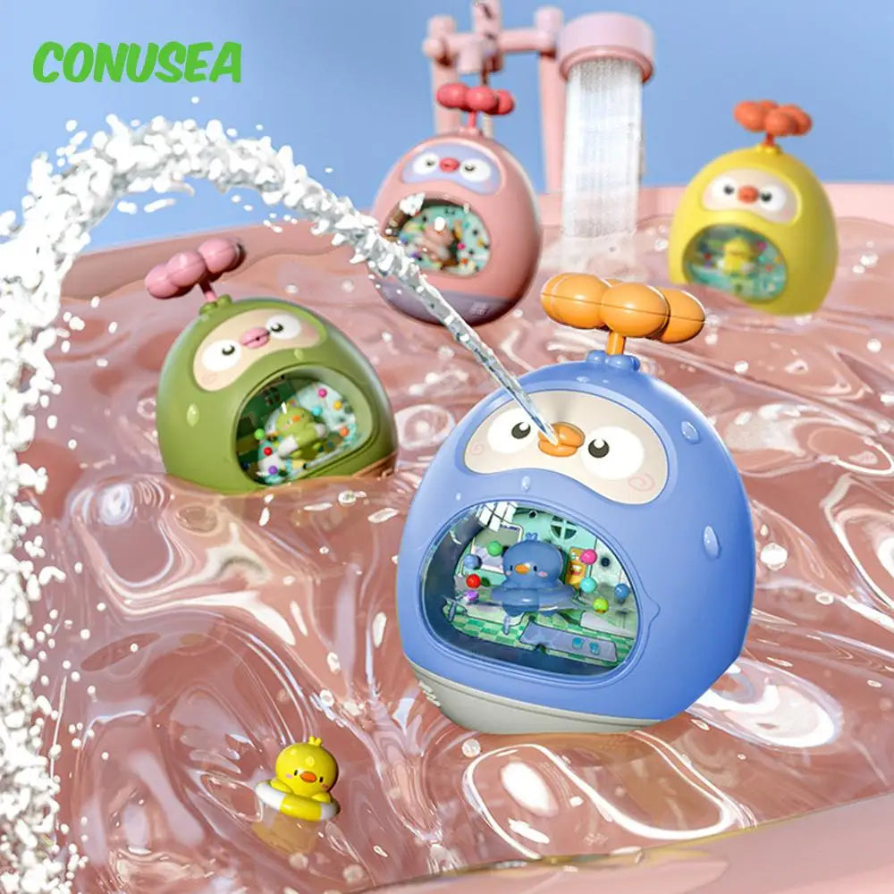 Baby Bath Toy Amphibious Cute Fun Spray Water Tumbler Toy Water Bathtub Pool Beach Kids Baby Toys 12 Months Bathing Bathroom