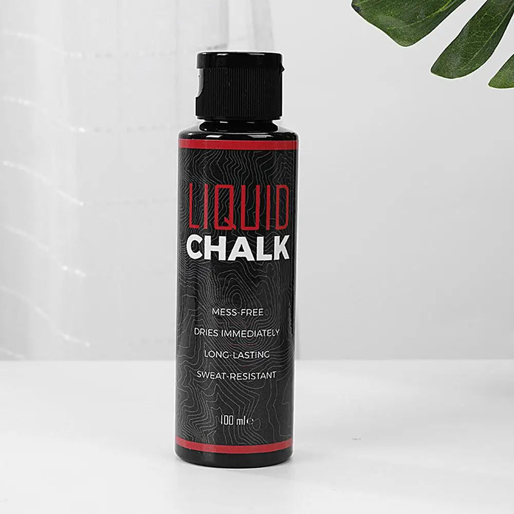 50ml/100ml Liquid Chalk Sweat-Resistant Workout Magnesium Powder Anti-slip Cream Grip Weight Lifting Climbing Gym Sports Chalk