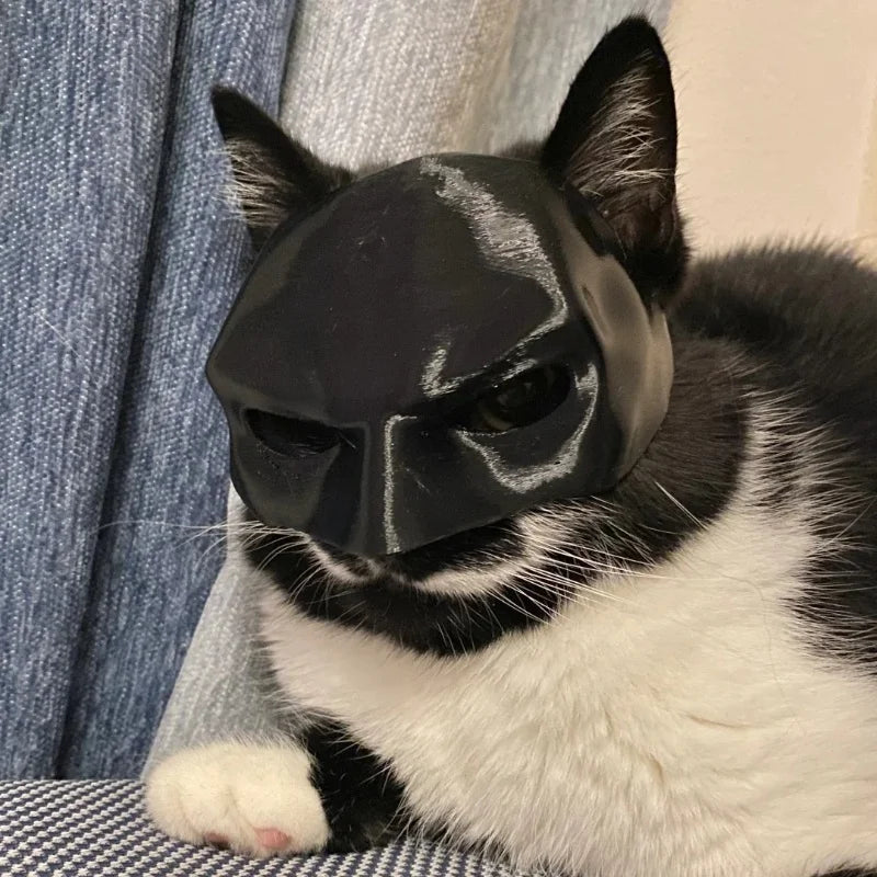 New Bat Cat Avenger Mask 3d Printed Cosplay Costume Helmet Toy Halloween Party Headwear Pet Dog Mask Helmet Prop