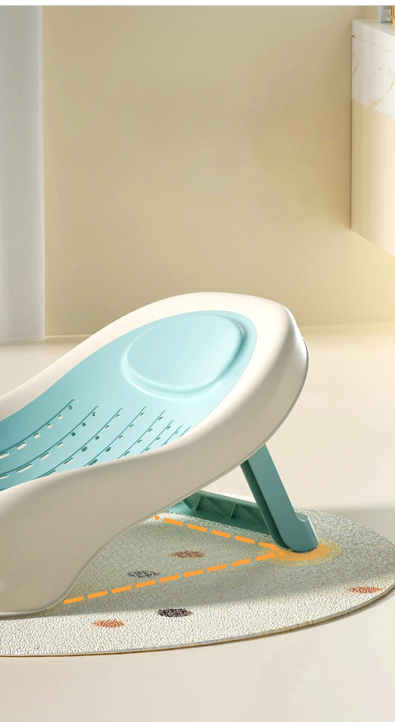 Simple Baby Bath Tub Rack Foldable Bathtub for Babies Bathtubs Anti Slip Holder Newborn Shower Net Seat Infants Care Accessories