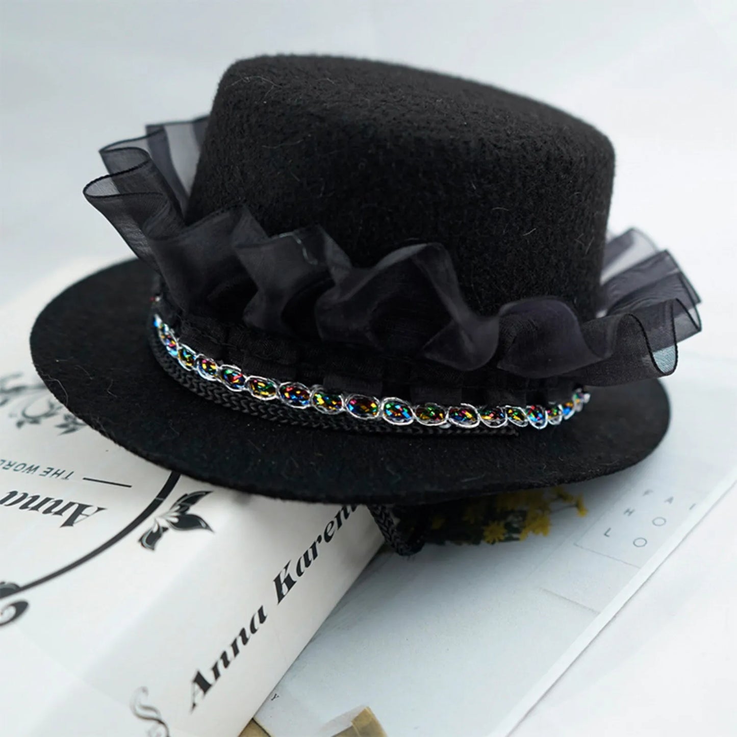 Festival Dog Hat Dogs Cat Wedding Party Gentleman Hats Caps For Puppy Kitten Headwear Pet Halloween Photo Prop Top Hat Accessory