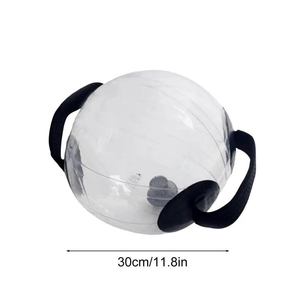 Fitness Aqua Bag Inflatable Water Power Bags ball shape Gym Water Ball Adjustable Water Power Bags for Weightlifting Workout