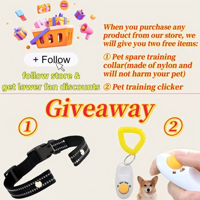 YHLC 1100m Cat Shock Collar,Cat Training Collar with Remote,Cat Stop Meowing Collar, Remote Control/Automatic Anti-Meow for Cats