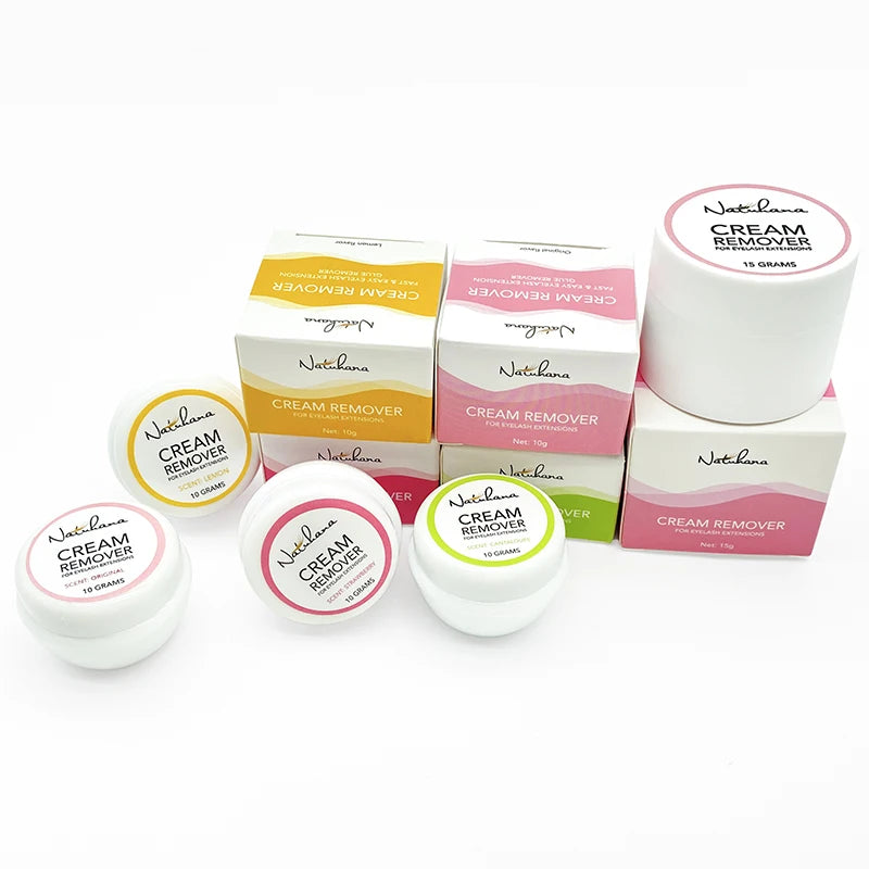 NATUHANA Fruit Flavour Eyelash Remover Glue Quick Unloading Adhesive Professional Cream Remover for Eyeslashes Makeup Tools