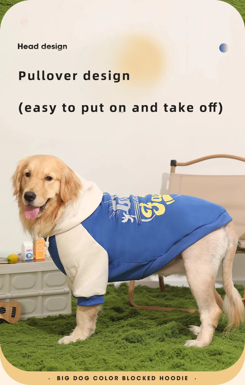 HOOPET Dog Clothes Fall and Winter Models Labrador Dogs Border Collie Pet Clothing Spring and Large Dog Sweater Winter