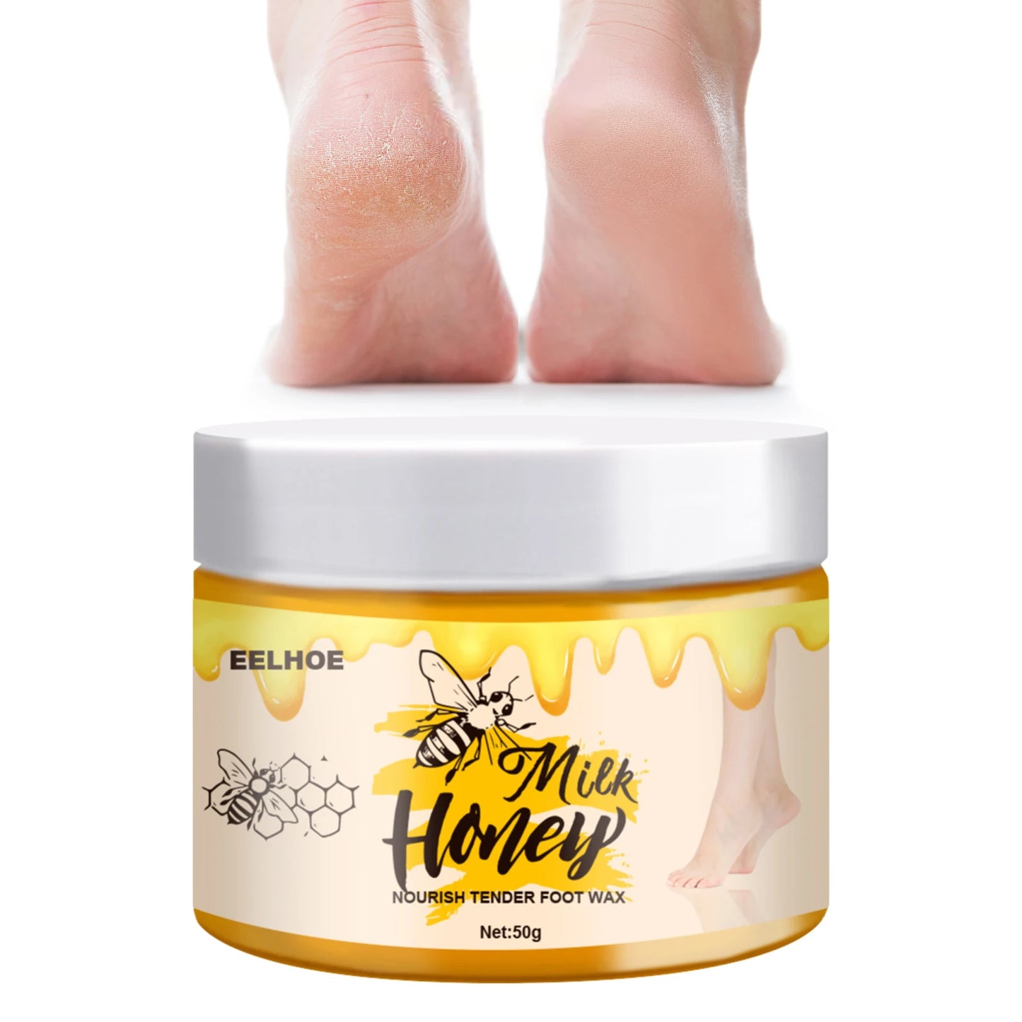 Milk Honey Hand Mask Hand Wax Moisturizing Whitening Skin Care Exfoliating Calluses Hand Film Hands Care Cream