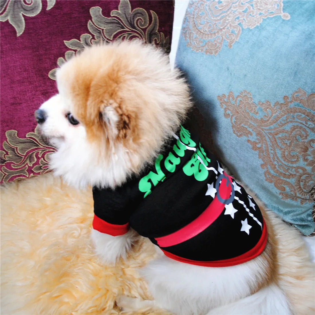 Christmas Dog Clothes New Year Pets Dogs Clothing For Small Medium Dogs Costume Chihuahua Pet Shirt Warm Dog Clothing Yorkshire