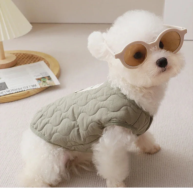 Thickened Warm Dog Coat Jacket Pet Dog Clothes for Small Medium Dogs Fleece Puppy Clothes Chihuahua Yorkshire Clothing