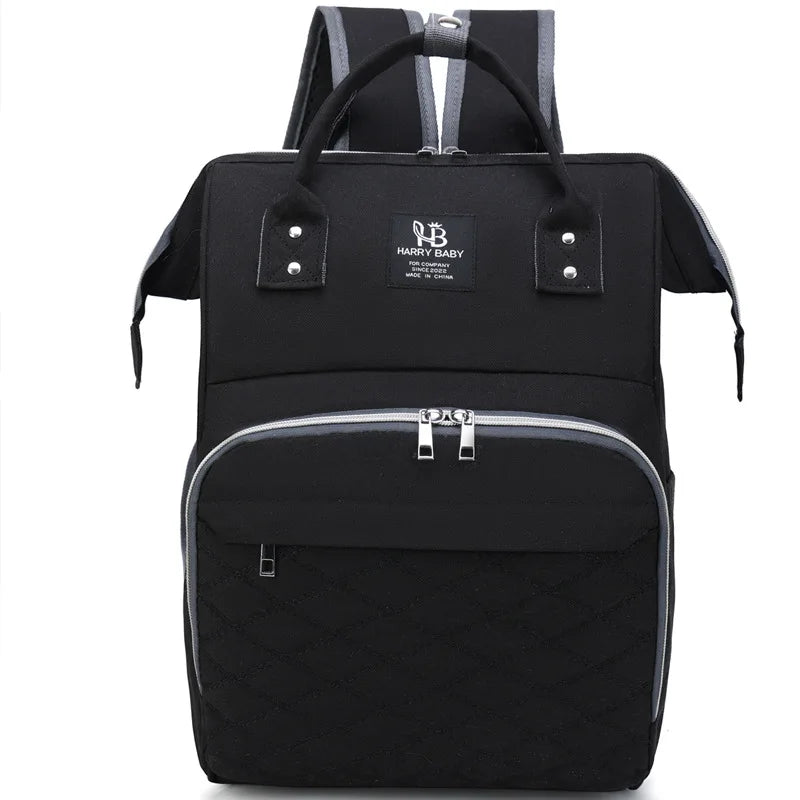 Multi-functional Mummy Shoulder Storage Bag Out Fashion Mother USB Port Bag Large Capacity Backpack Baby Stroller Hanging Bag