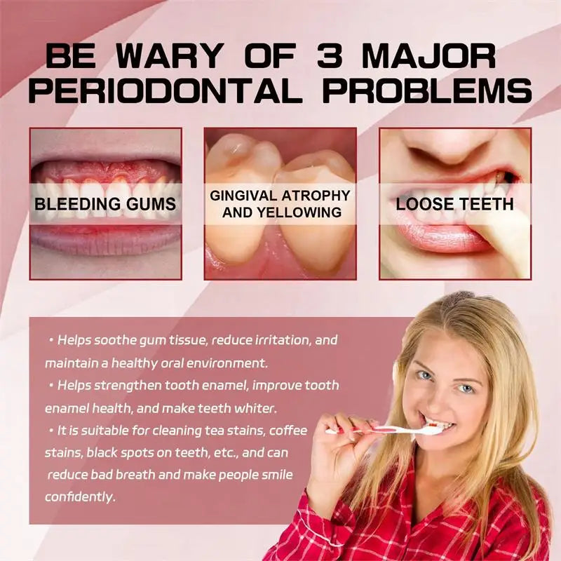 SP-8 Probiotic Toothpaste for Oral Care Whiten Clean Removes Stains Fresh Breath Formula with Lactobacillus & Sodium Saccharin