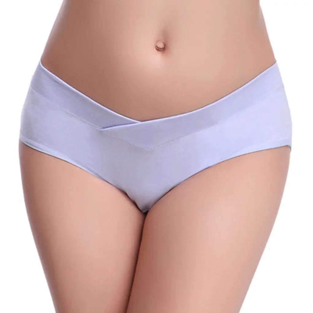 3pcs Cotton U-Shaped Low Waist Maternity Underwear Pregnant Women Panties Pregnancy Briefs