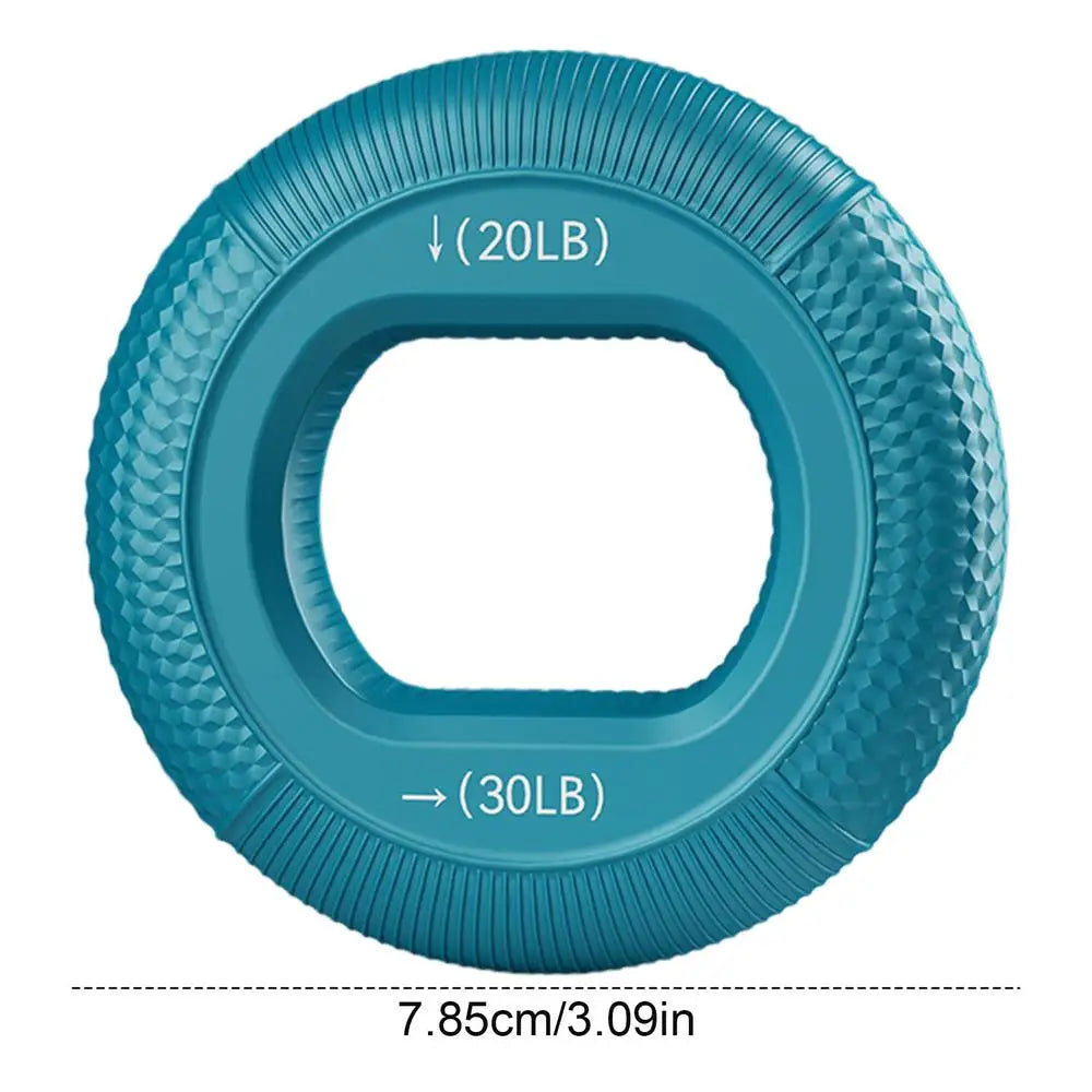 Silicone Adjustable Hand Grip 20-80LB Gripping Ring Finger Forearm Trainer Carpal Expander Muscle Workout Exercise Gym Fitness