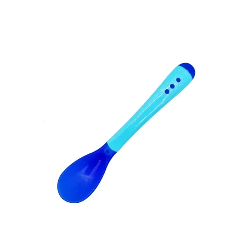 3PCS Silicone Spoon Fork For Baby Utensils Set Feeding Food Toddler Learn To Eat Training Soft Fork Cutlery Children's Tableware