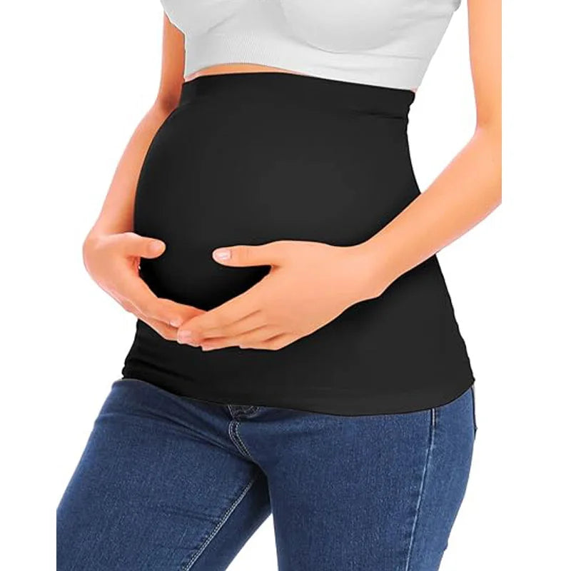 NEW Belly Band with Pants Extenders for Pregnancy and Postpartum, Maternity Shirts Clothing Extender