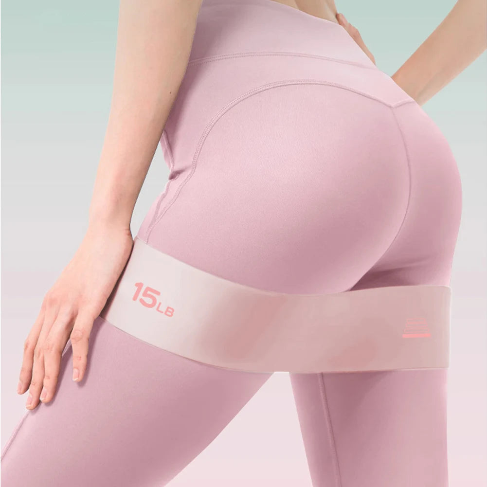 Resistance Loop Band Yoga Elastic Band Non Slip Tension Belt Silicone Exercise Workout Band Pilates Flexbands for Body Shaping