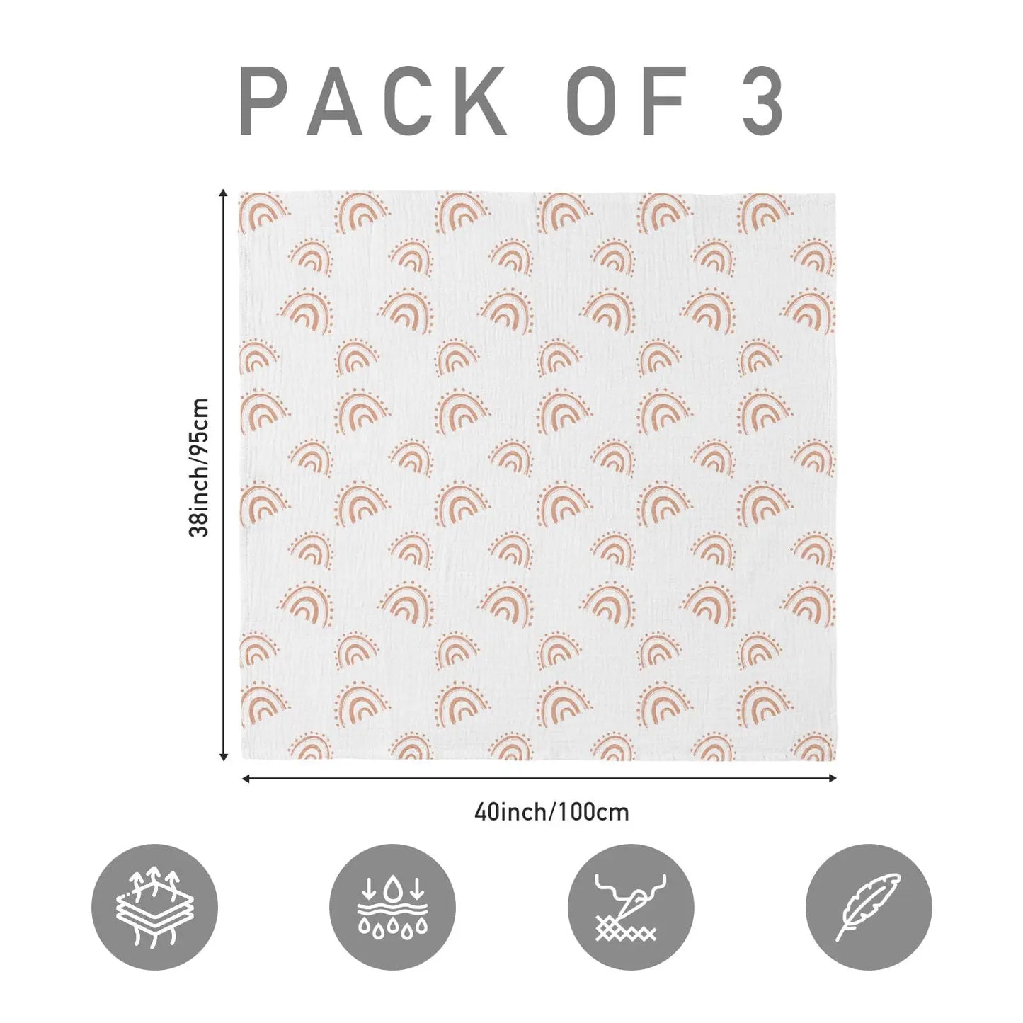 Baby Blanket Gauze Cotton Newborn Swaddle Swaddle Towel Four Seasons Bath Towel Swaddle To Prevent Startle Baby Towel Baby Bath