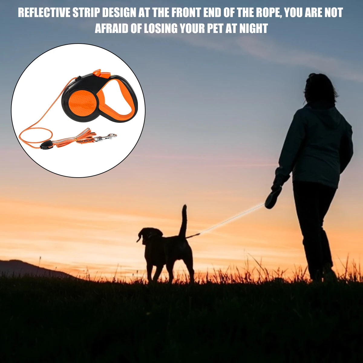 Hands Free Dog Leash Reflective Leash with Waist Bag Retractable Elastic Belt Dog Traction Rope for Running Walking Pet Products