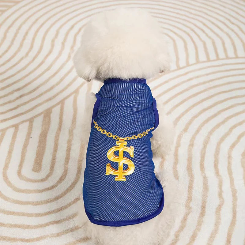 Dog Clothes Mesh Breathable Cool Vests Puppy Summer Clothes For Small Dogs Cat Pet T-Shirt Large Breed Ropa Para Perros