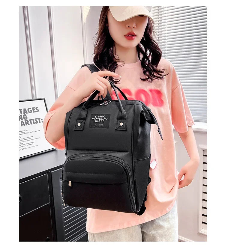 Nappy Backpack Diaper Bag Mummy Large Capacity Bags Mom Baby Multi-Function Waterproof Outdoor Travel Diaper Bags for Baby Care