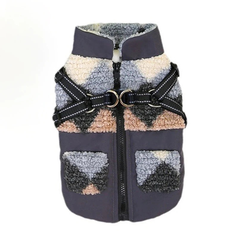 Winter Warm Pet Dog Jacket Thickened Pet Clothes for Small Medium Dogs Fleece Puppy Coat Yorkie Chihuahua Coat Dog Accessories