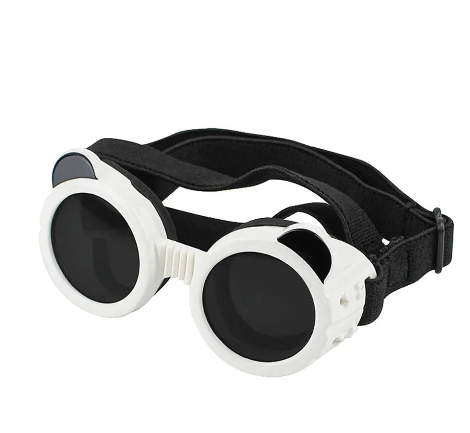 Dog Sunglasses Dog Goggles UV Protection Anti Wind/Dust Pet Eye Wear Protection with Adjustable Strap for Small or medium Dogs
