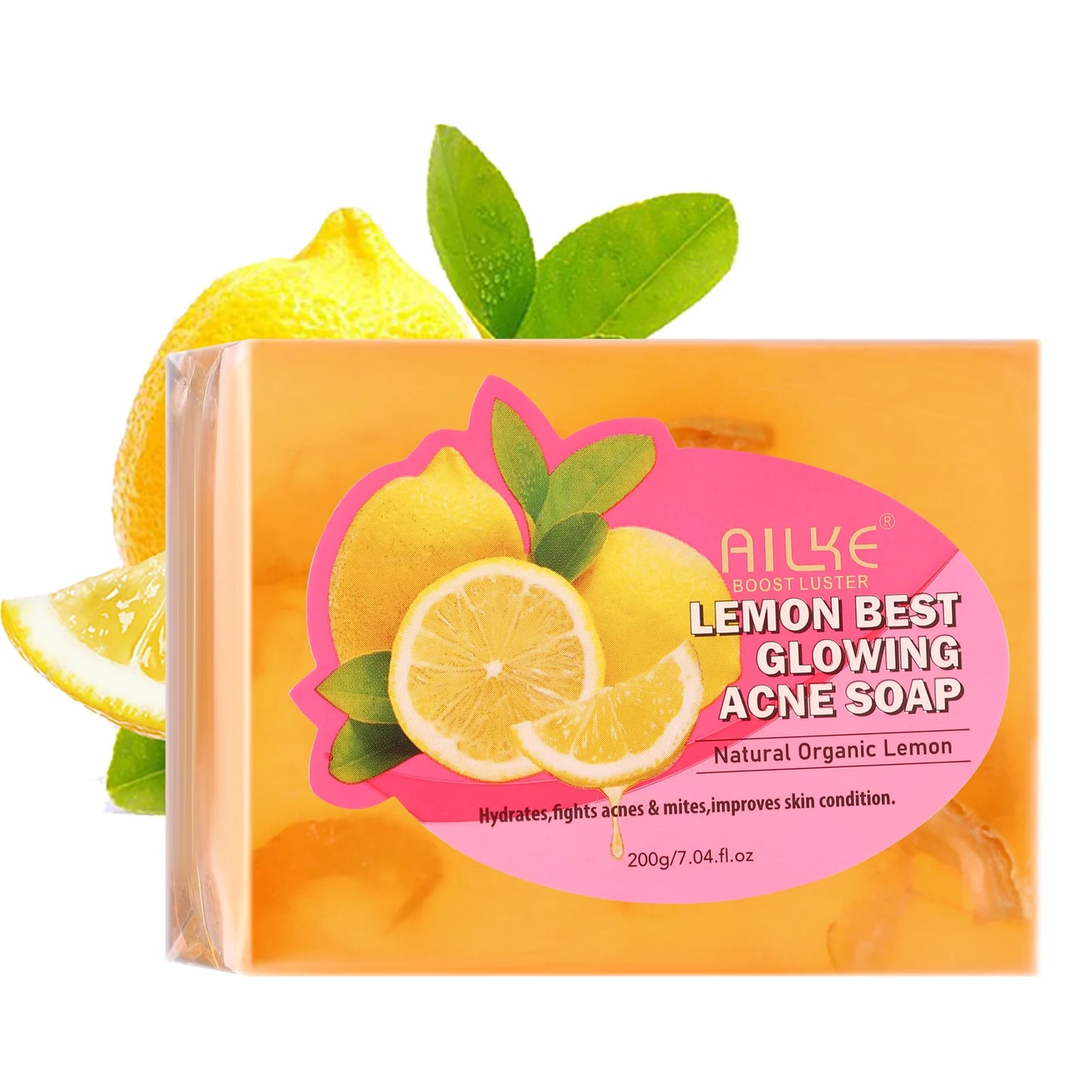AILKE Natural Skin Cleansing Set, Cleanses Darkness, Stains, Moisturizes, Whitening, Boost Radiance To The Skin. Organic, Vegan