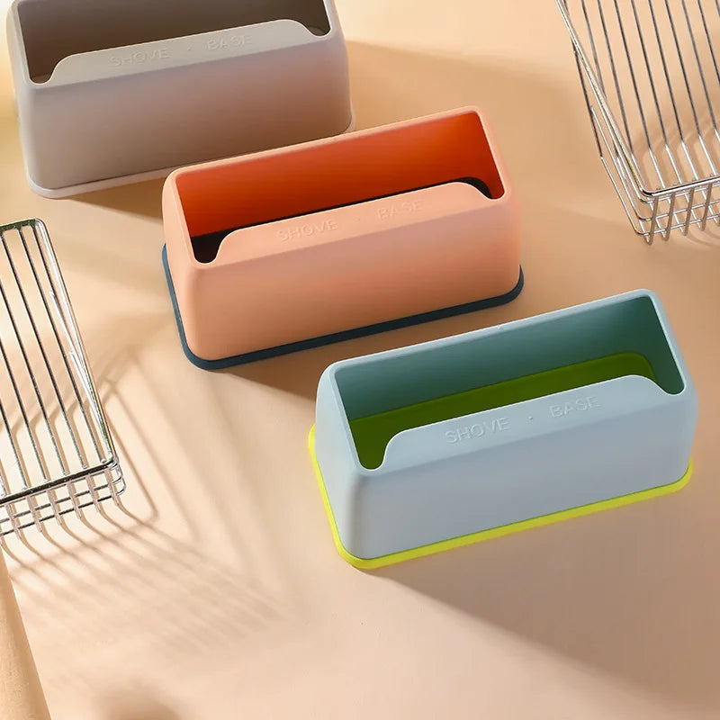 Cat litter shovel storage rack color matching base large metal shovel storage box pet supplies