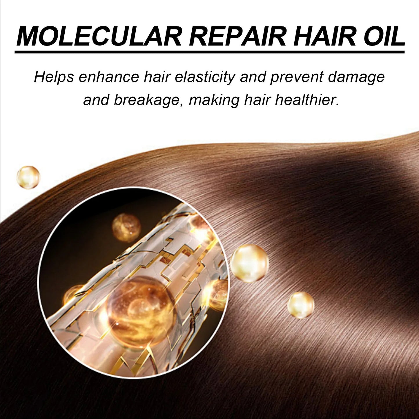 Moisturizing Hair Oil Keratin Dry Damaged Hair Repair Smooth Soften Frizzy Straightening Nourish Improve Split Hair Care Product