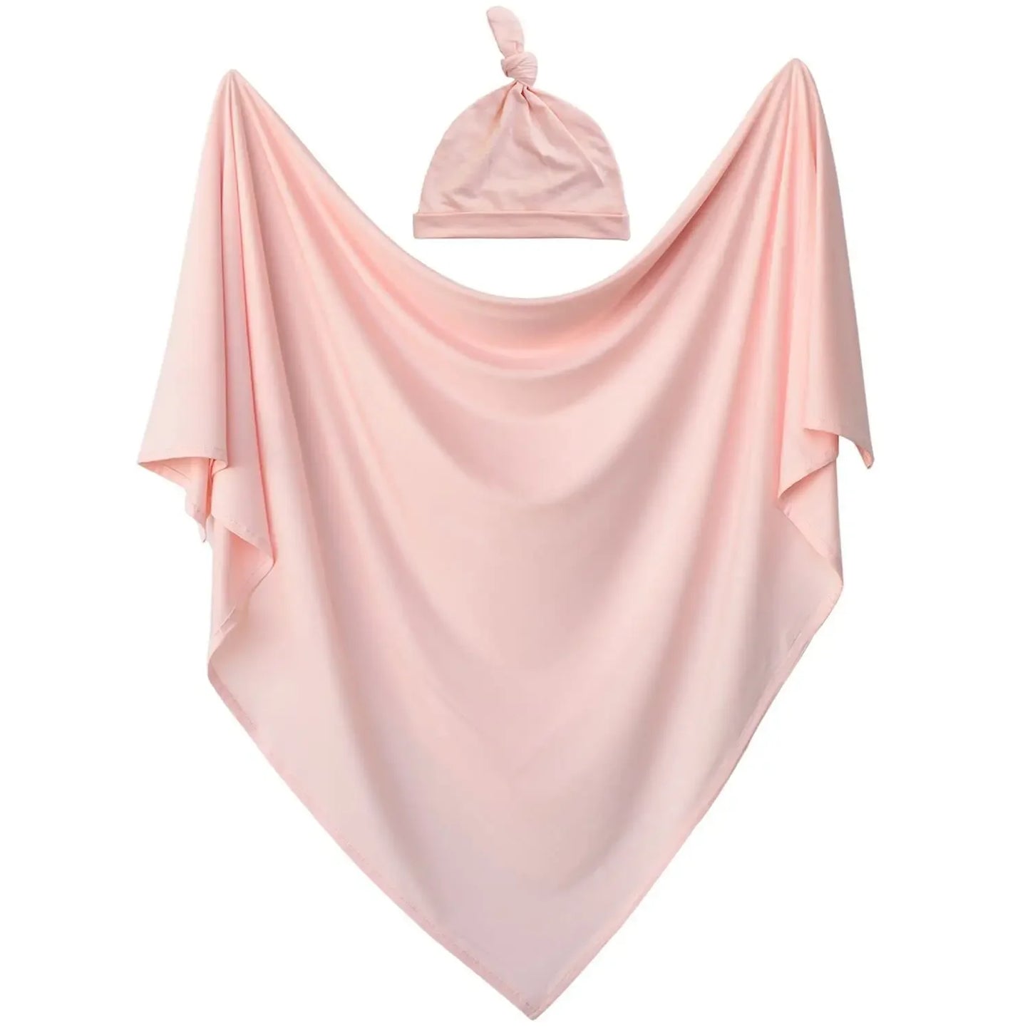 Swaddling Blanket and Hat Set for Newborns Suitable for Covering and Wrapping Baby Blankets for Both Boys and Girls