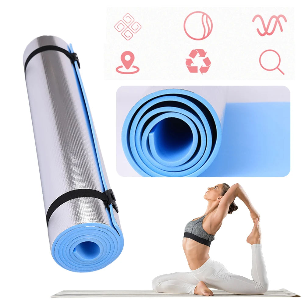 6/8/10MM Thick Yoga Mat Anti-skid Sports Fitness Mat EVA Comfort Foam yoga matt for Exercise, Yoga, and Pilates Gymnastics mat