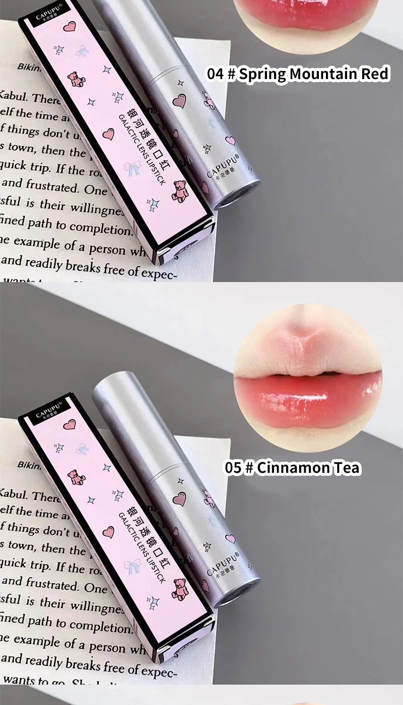 Solid lip gloss lipstick Mirror hydrating moisturizing moisturizing long-lasting and non-fading lipstick high appearance level