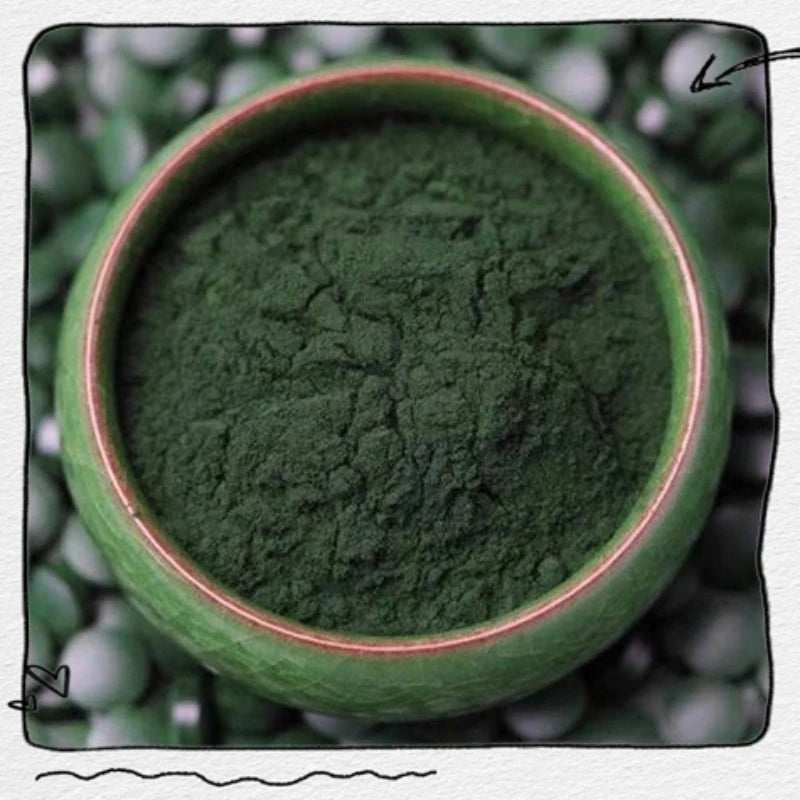 100% Natural Spirulina Powder For Skin Repair Beauty High Quality Soap Facial Mask Organic Pigment Soap Making Materials