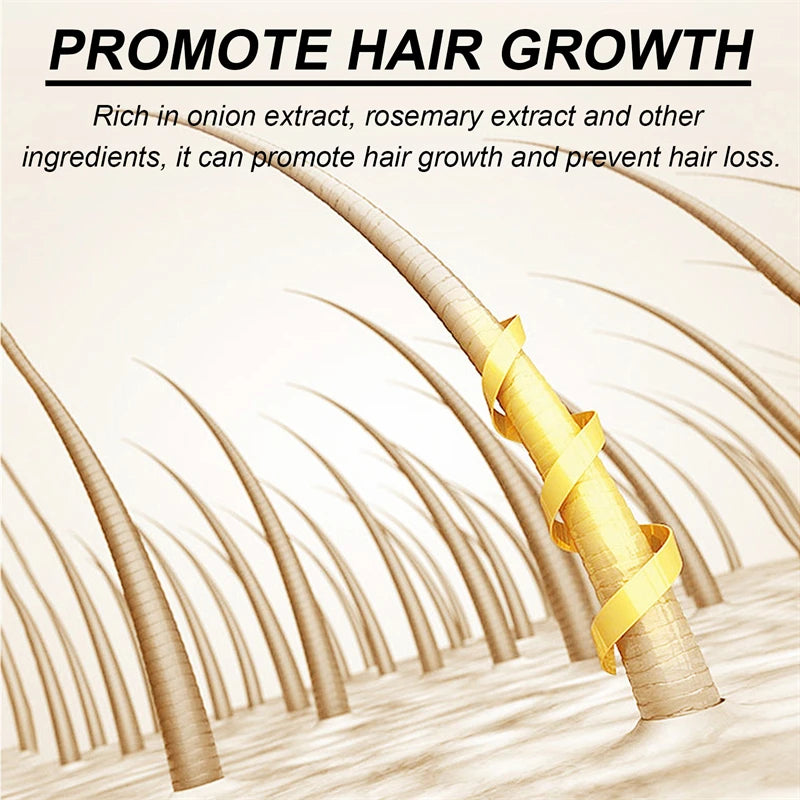 Onion Biotin and Rosemary Shampoo and Conditioner Set Deeply Moisturize and Smooth Nourishes Hair Roots Improves Hair Quality