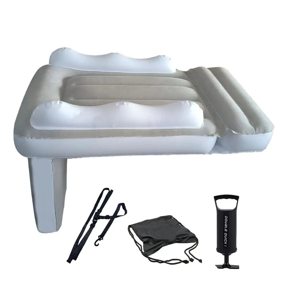 Portable Toddler Airplane Bed Baby Child Inflatable Mattress Air Bed Seat Extender Sleeping Mattress For Travel Car Road Trip