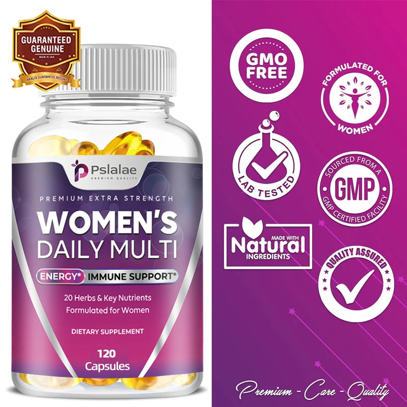 Women's Daily Multi Capsules - Daily Multivitamin To Support Energy and Immune Health