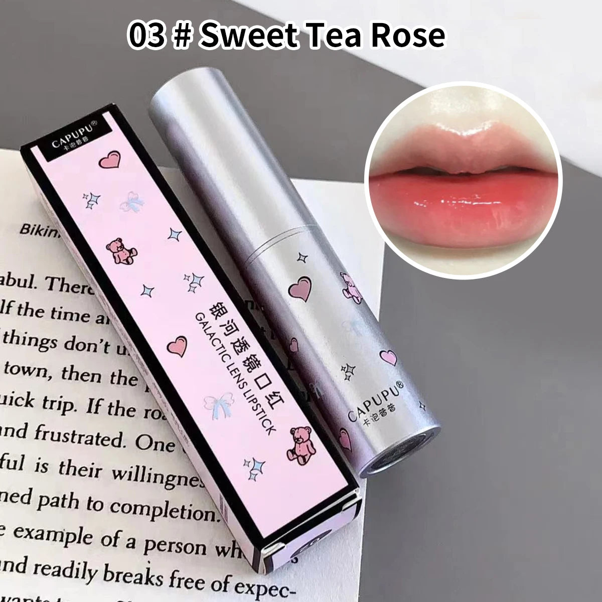 Solid lip gloss lipstick Mirror hydrating moisturizing moisturizing long-lasting and non-fading lipstick high appearance level