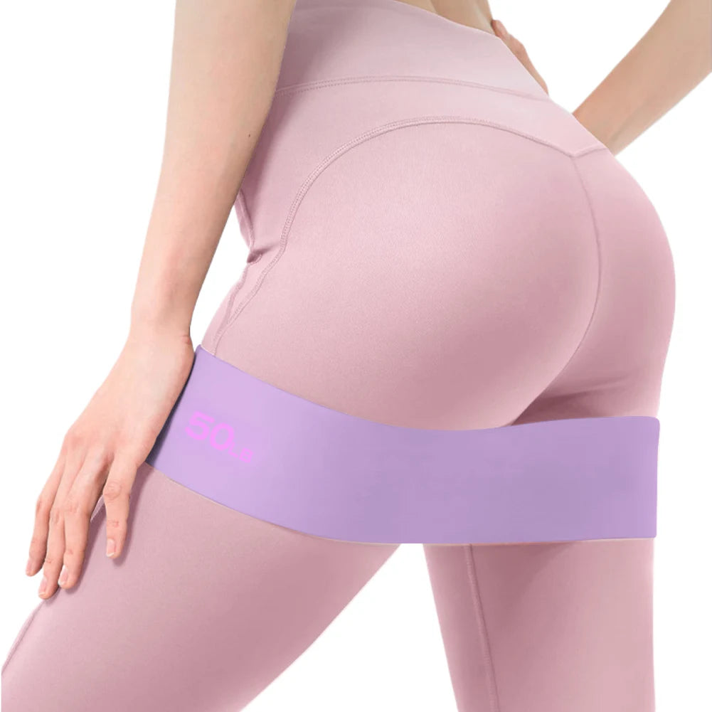 Resistance Loop Band Yoga Elastic Band Non Slip Tension Belt Silicone Exercise Workout Band Pilates Flexbands for Body Shaping