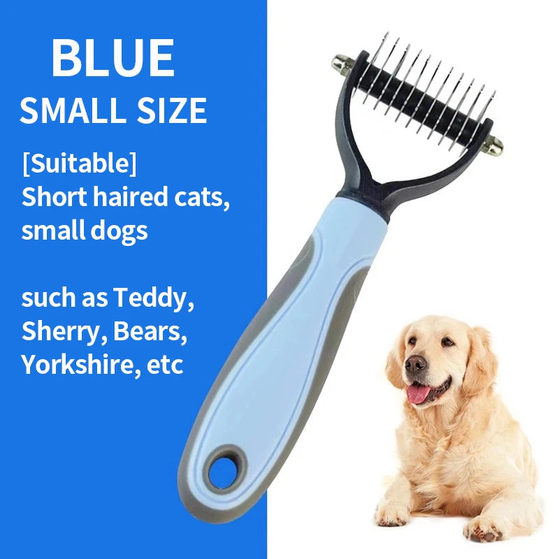 Pet Hair Straightener Groomer Anti-Knotting Floating Hair Removal Tool for Cats And Dogs Pet Comb