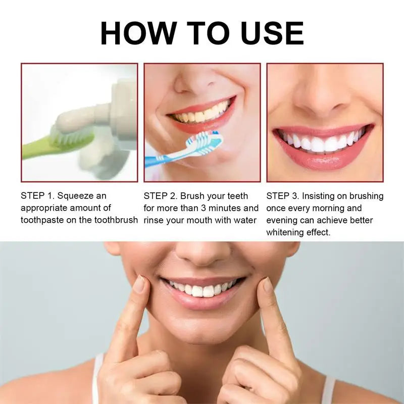 SP-8 Probiotic Toothpaste for Oral Care Whiten Clean Removes Stains Fresh Breath Formula with Lactobacillus & Sodium Saccharin