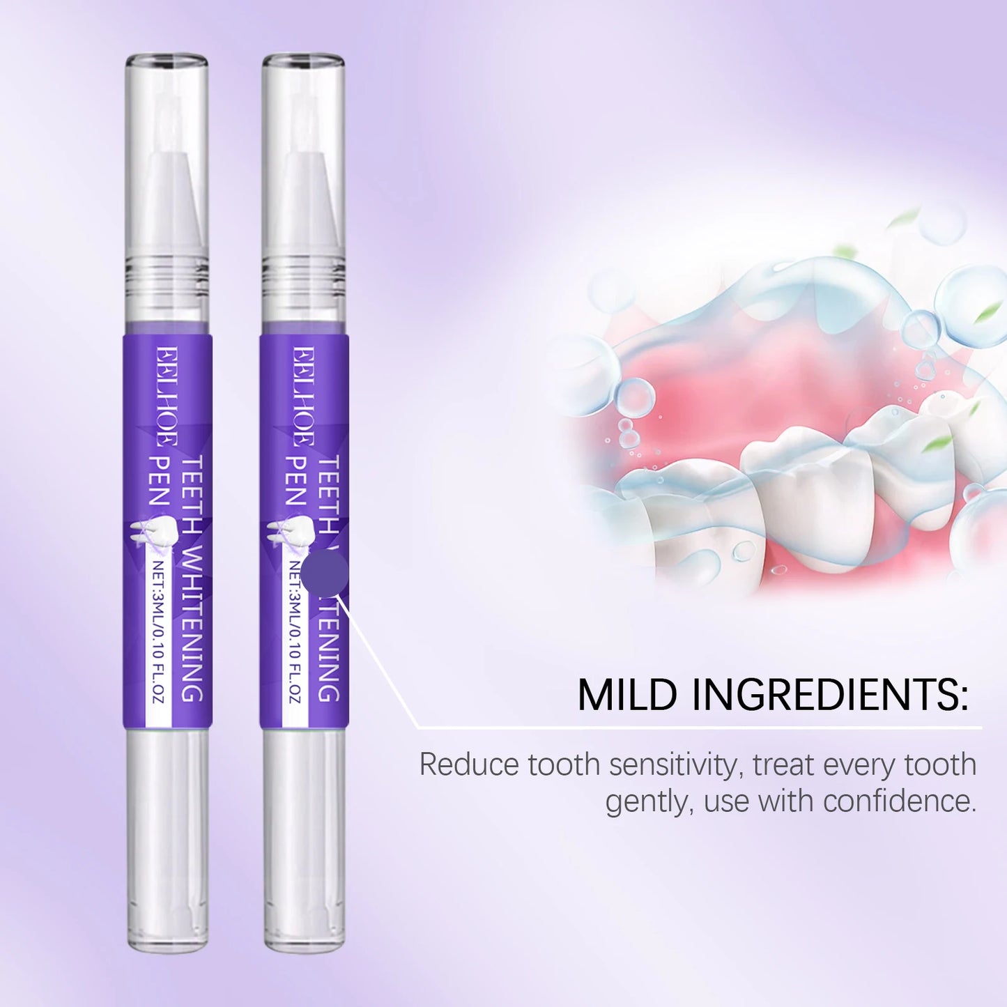 6ml Teeth Whitening Pen Teeth Gel Whitener Bleach Remove Stains Oral Hygiene Instant Smile Teeth Whitening Cleansing Serum
