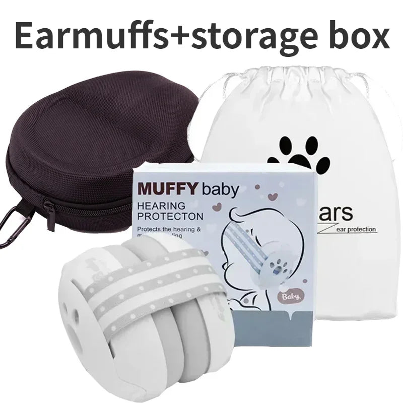 Baby Earmuff Mini-headset Adjustable Noise-proof Ear Protection Kids' Outdoor Sleep and Airplane Anti-noise Earmuffs